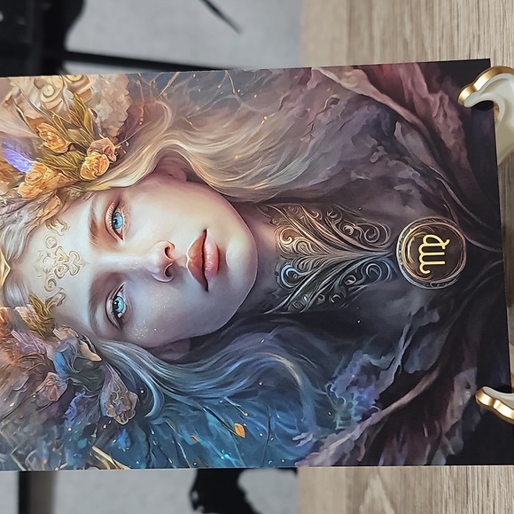 4x6 Virgo Zodiac The Maiden Art Print - Picture 3 of 4